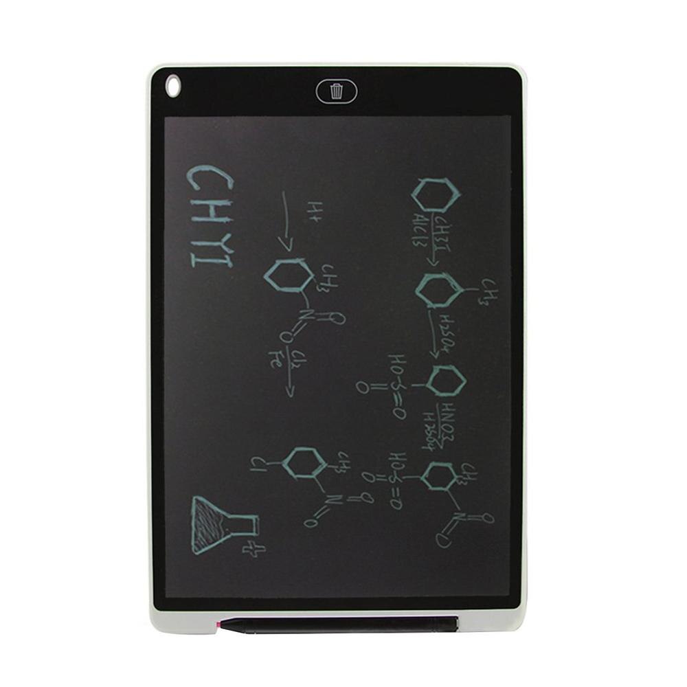 LCD escritura Tablet 8,5 pulgadas Digital dibujo tableta electrónica de escritura a mano Placa de gráficos niños tablero de escritura: Blanco