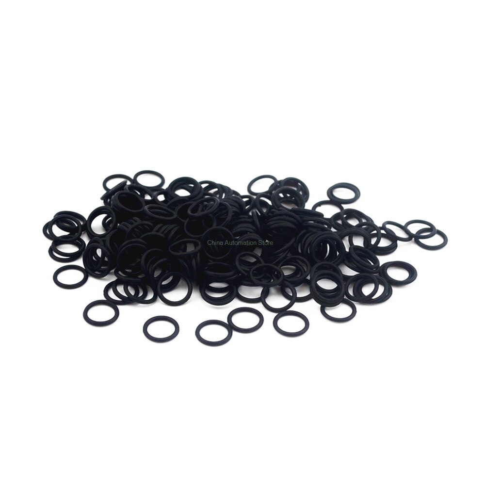 100 Stuks Zwart Nitril butadieen "O" Type Afdichting Rubber Ring Pakkingen 4.5/5/5.5/6 /6.5/7/8/9/10/11/12/13/* 1 MM