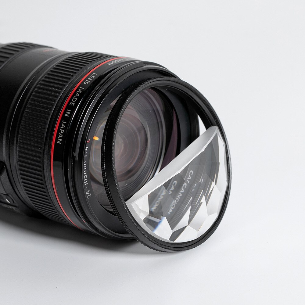 77Mm Half Moon Caleidoscoop Speciale Fractal Filter Camera Voorgrond Onscherpte Dslr Lens Accessoires Voor Slr Camera &#39;S