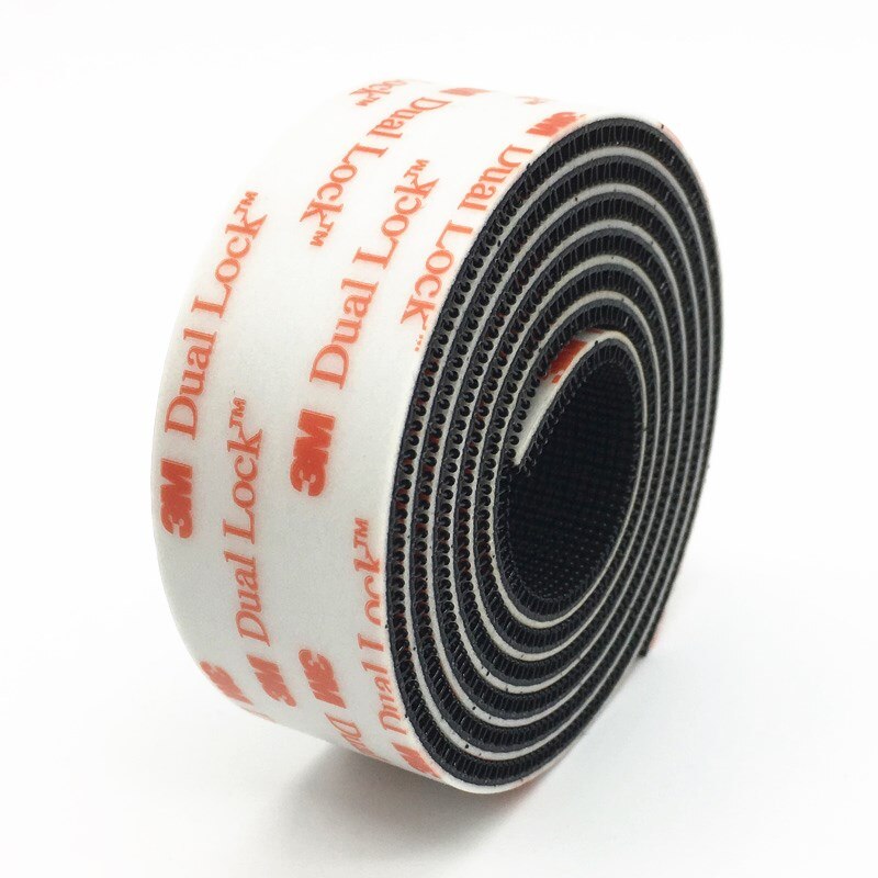 3 M SJ3551 Black Dual Lock Type (25.4mm X 20 cm) 400 Paddestoel Hersluitbare Sluiting Tape Bacing VHB Plakband 3 M Tape