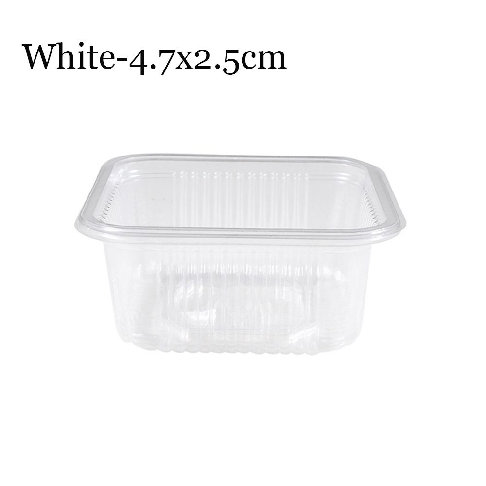 100pcs Moon Cake Bottom Tray Packaging Box Egg Yolk Crisp Mung Bean Cake Inner Tray Golden Thickened Blister Packing Plate Decor: white 4.7x2.5cm