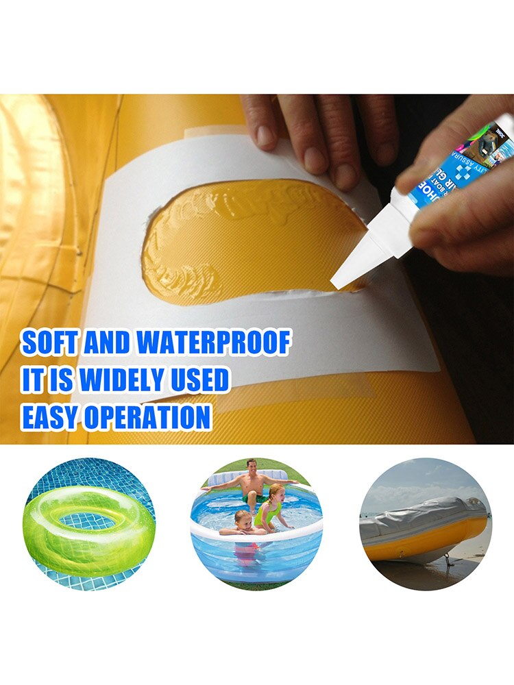 2Pcs 30Ml Opblaasbare Boot Reparatie Lijm Pvc Waterdicht Zwembad Lijm Voor Zwemmen Ring Opblaasbare Matras Boot Kajak