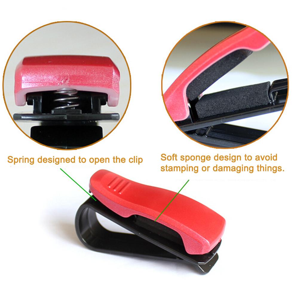 Multifunctionele S Vorm Voertuig Ticket Houder Clip Car Mount Zonnebril Klem