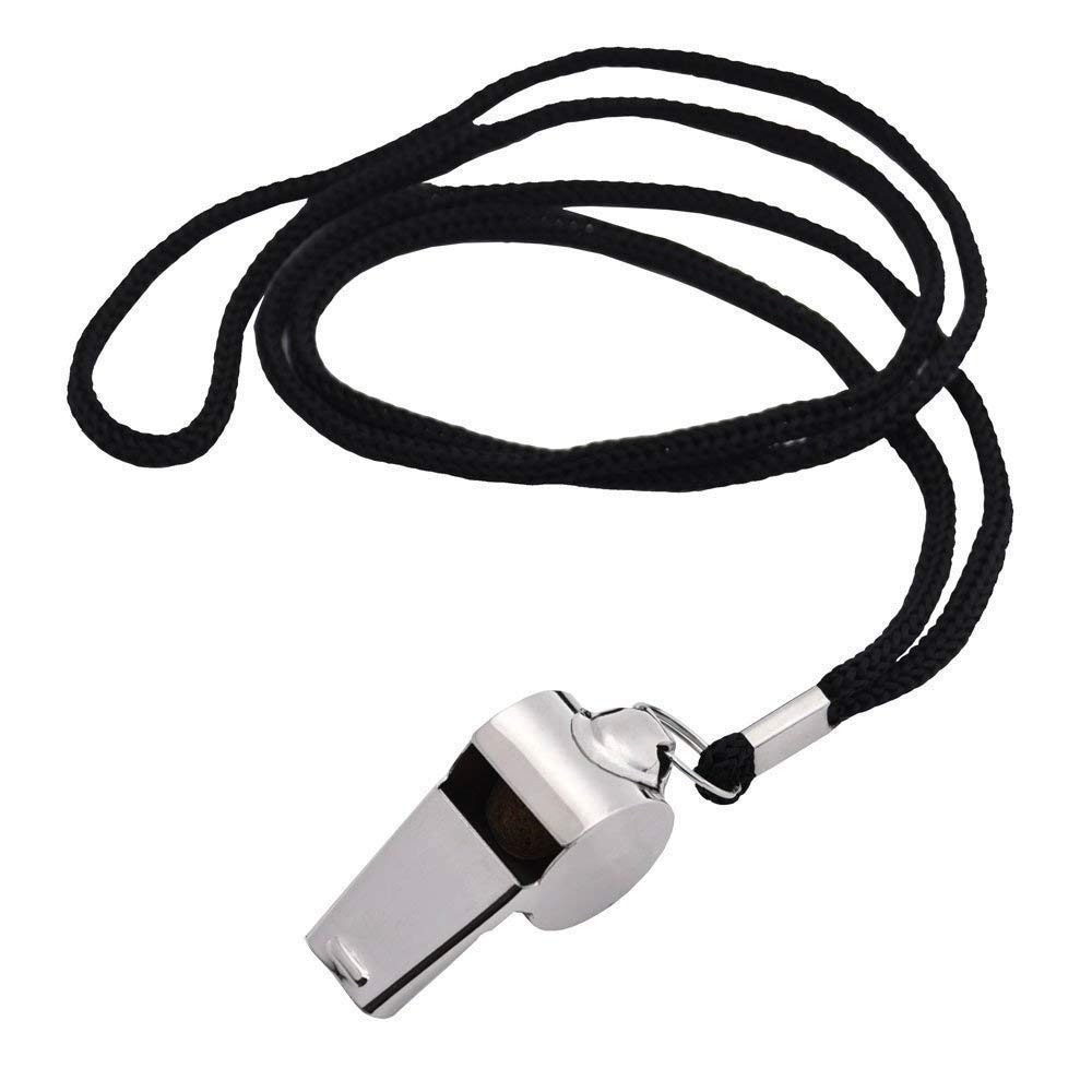 Referee Whistle Stainless Steel Extra Loud Whistle For School Sports Fitness Accessories referee Sports judge свисток silbato