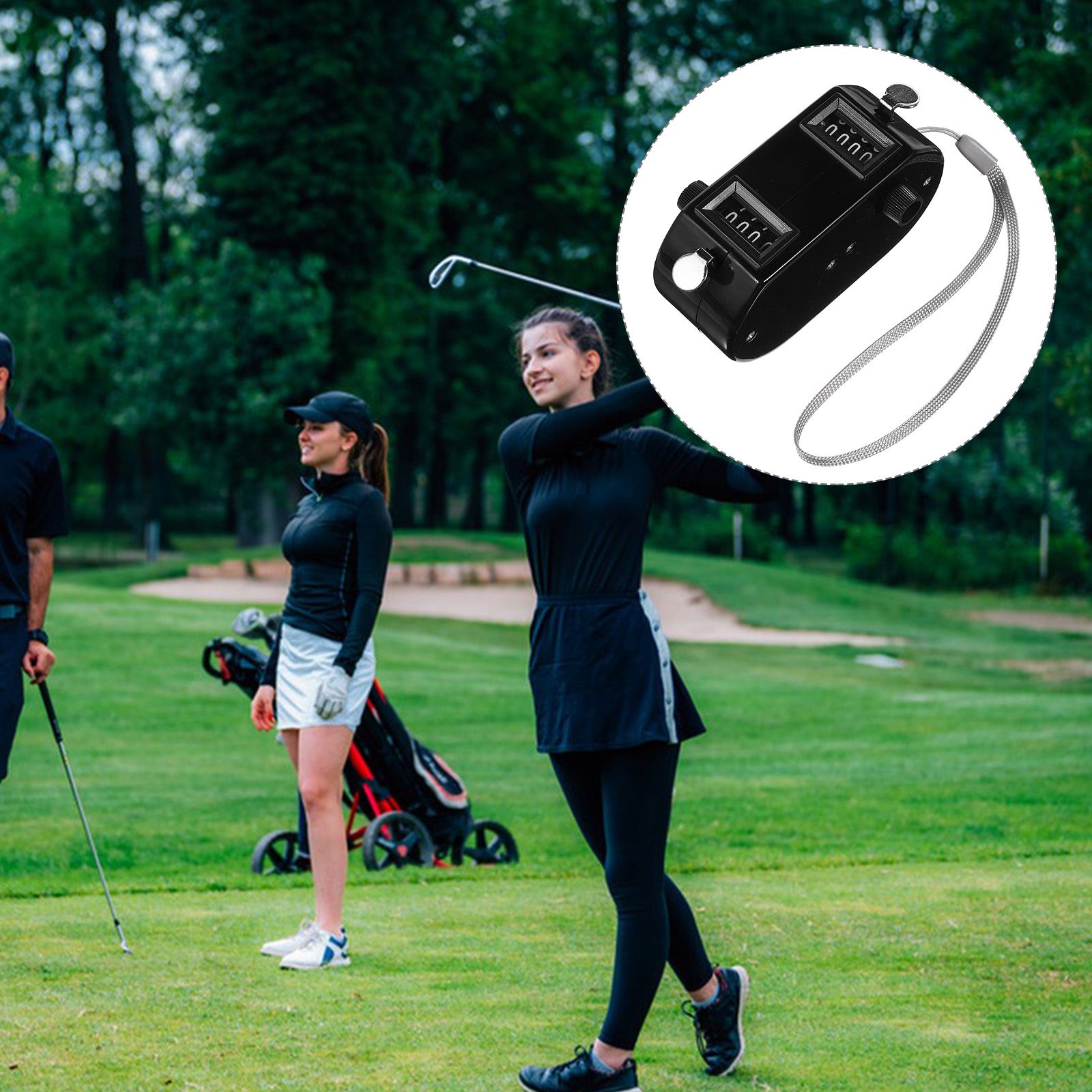 Dual Function Bidirectional Counter Baseball Pitch Mechanical Counters Small Clicker Tally Handheld Visitor Finger Lap Softballs