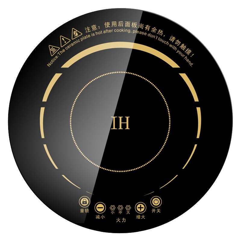 2000W Induction Cooker Round Commercial Embedded Wire-controlled Hotel Pot Restaurant Special Induction Cooker