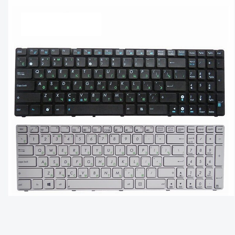 Teclado de ordenador portátil ruso para Asus K52 K52F K52DE K52D K52JB K52JC K52JE K52J K52N A72 A72D A72F A72J N50 N50V RU
