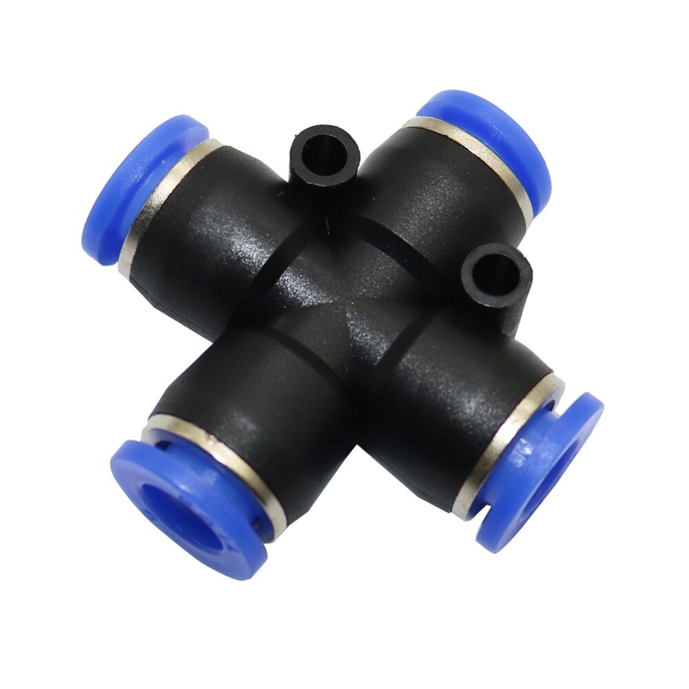 8 mm Locking connector Plastic Joint for Low Pressure Mist Cooling Nozzle Agriculture Garden hose quick connector 5 Pcs