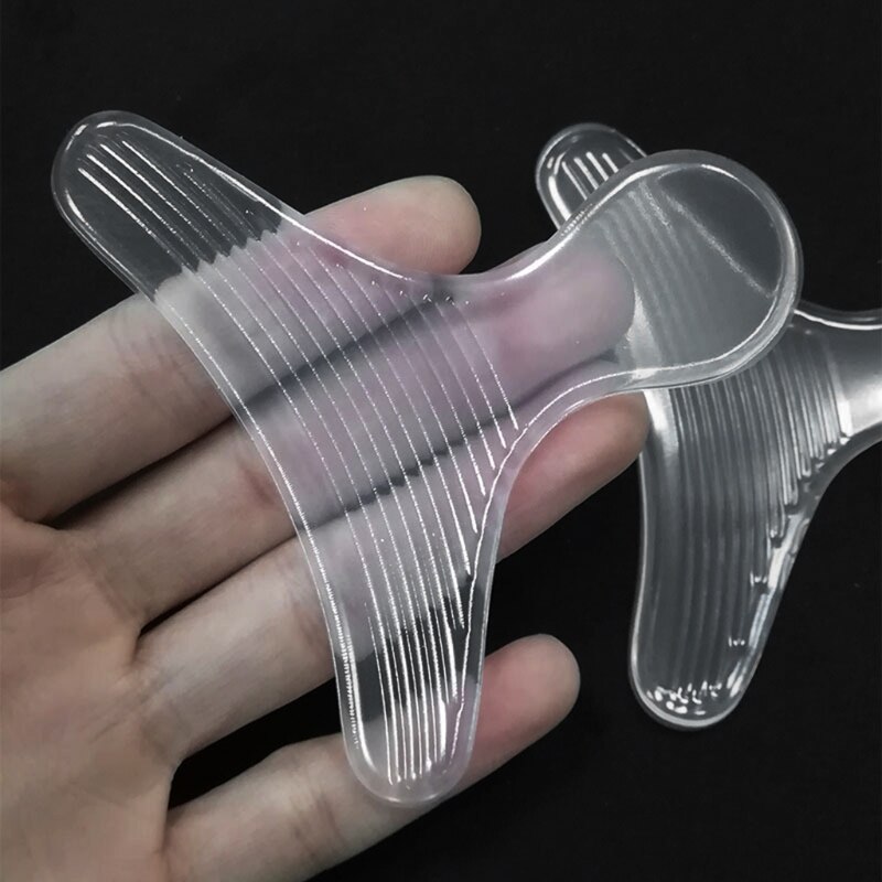 1 paar onzichtbare siliconen stickers voor hiel, transparante schoeninlegzolen, zelfklevende voetverzorging