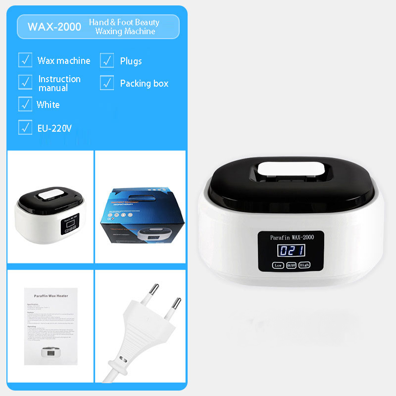 3400ML Wachs Bohnen Heizung Topf 200W Wachs Therapie Maschine Haar Entfernung Für Körper Haar Intelligente Temperatur Control Wachs schmelzer: Blau