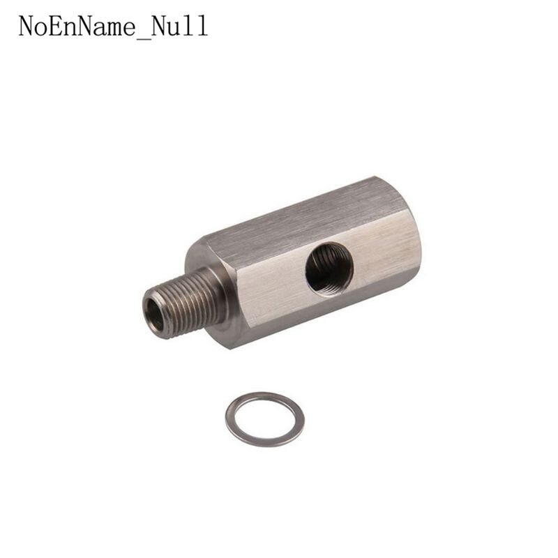 1/8" BSPT Oil Pressure Sensor Tee to NPT Adapter Turbo Supply Feed Line Gauge T