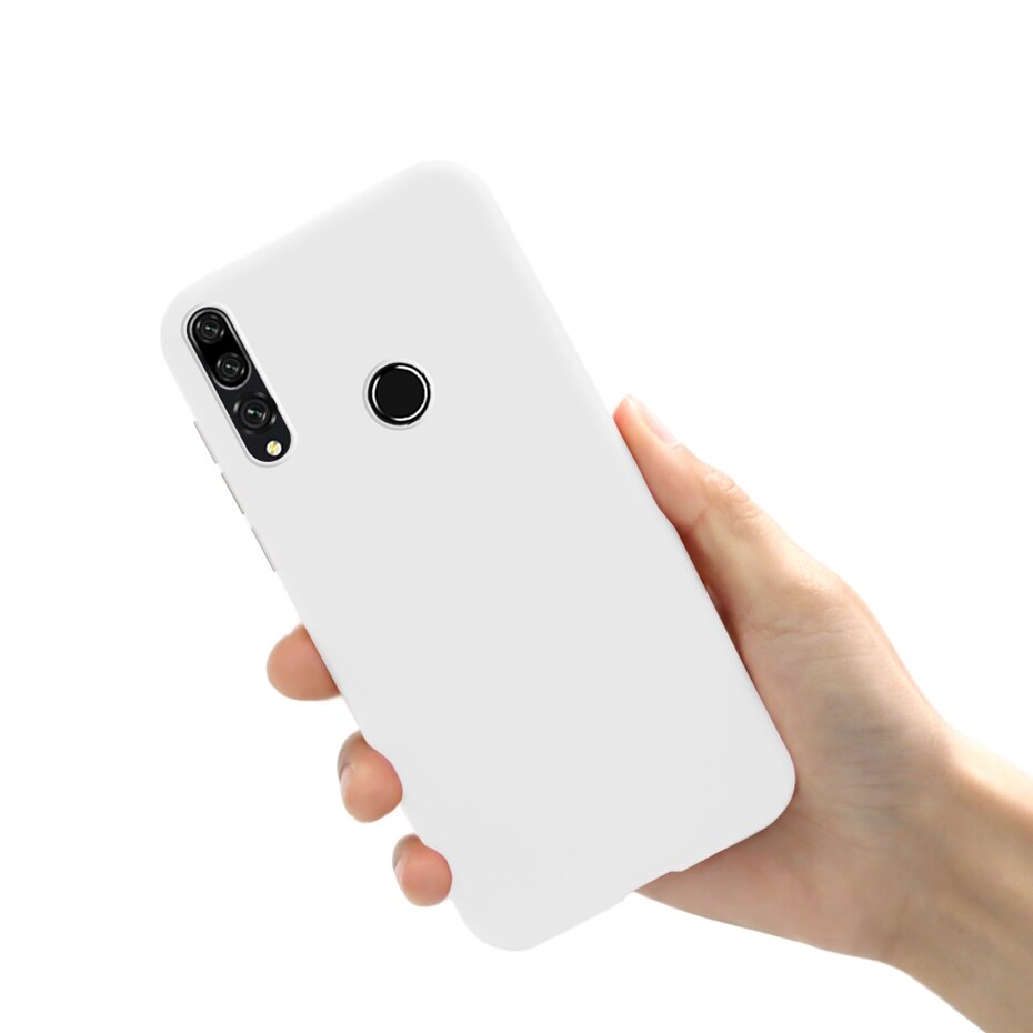 Funda de silicona para teléfono móvil Honor 9X, carcasa trasera suave de TPU para Huawei Honor 9X Premium STK-LX1: Honor 9X Pro / White