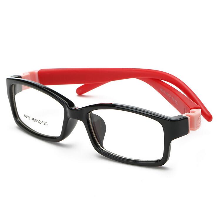 Ubrydelig fleksibel sikker nærsynethed optiske briller ramme briller børn rammer  tr90 brilleramme til børn spædbarn piger 8819