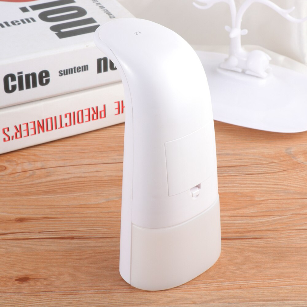 1Pc Auto-Inductie Zeepdispenser Automatische Sensor Sanitizer Dispenser Zeep Container Voor Thuisgebruik Zonder Batterij (Wit willekeurige: Default Title