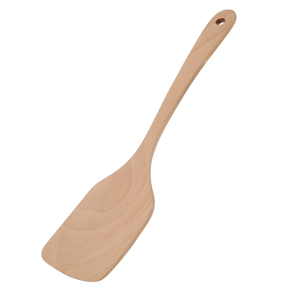 Wenge spatel houten antiaanbak spatel pan schep keuken kookgerei: Houten spatel b