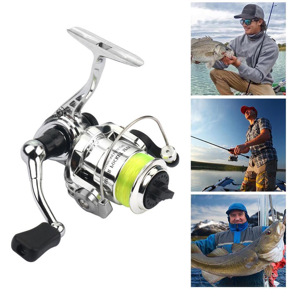 Mini 100 Pocket Fishing Fishing Small 4.3:1 Metal Wheel Pesca Small Fishing reel