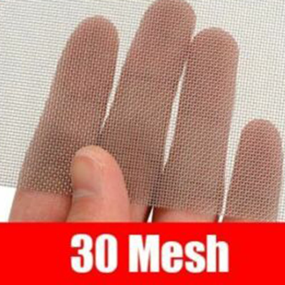 Rustfrit stålfilter 5/8/20/30/40 mesh vævet filtreringsfilter: 30 masker