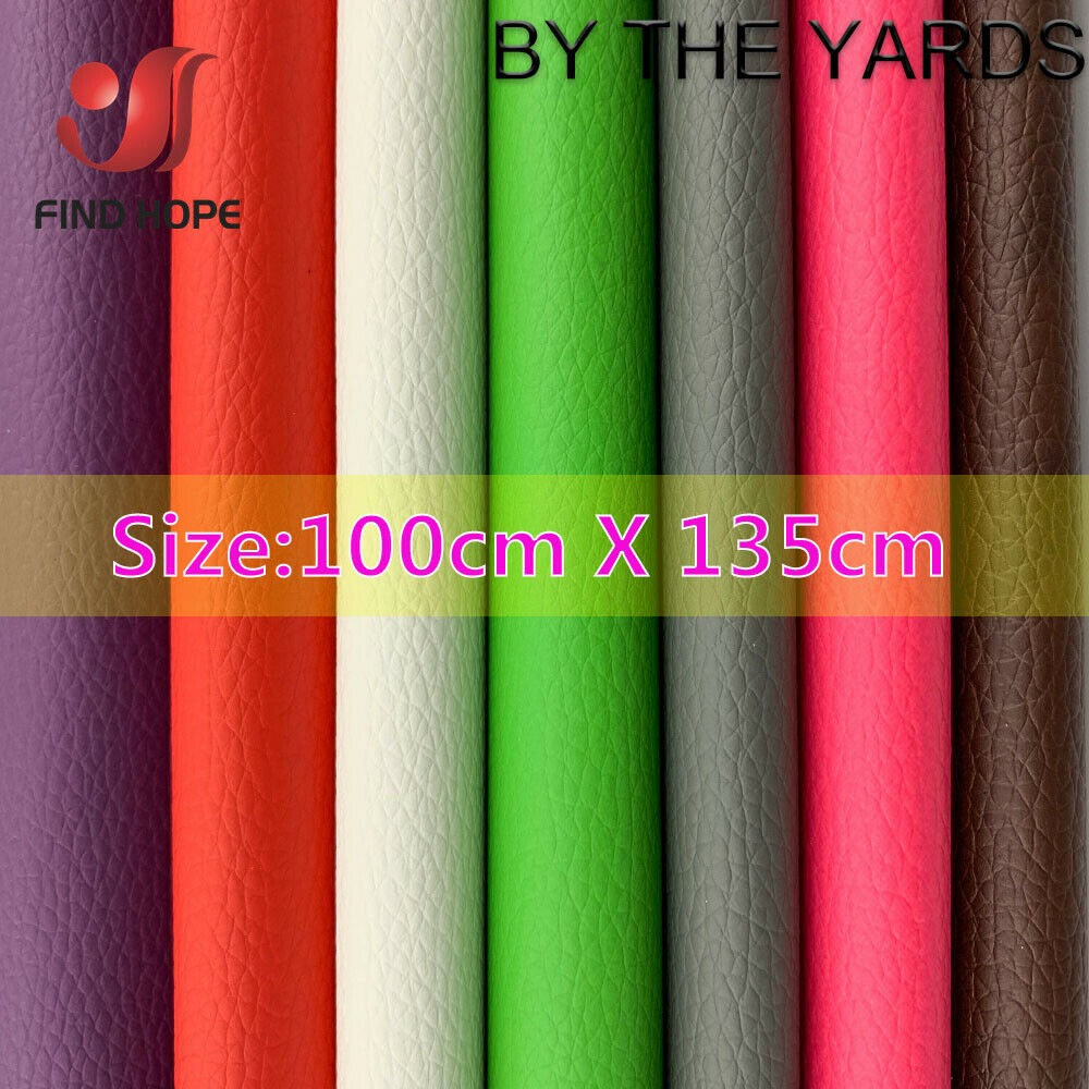 Door Meter 100*135Cm Litchi Kunstleer Pu Kunstleer Stof Vinyl Auto Bekleding Zak Sofa Oorbel Naaien Diy 39*54Inch