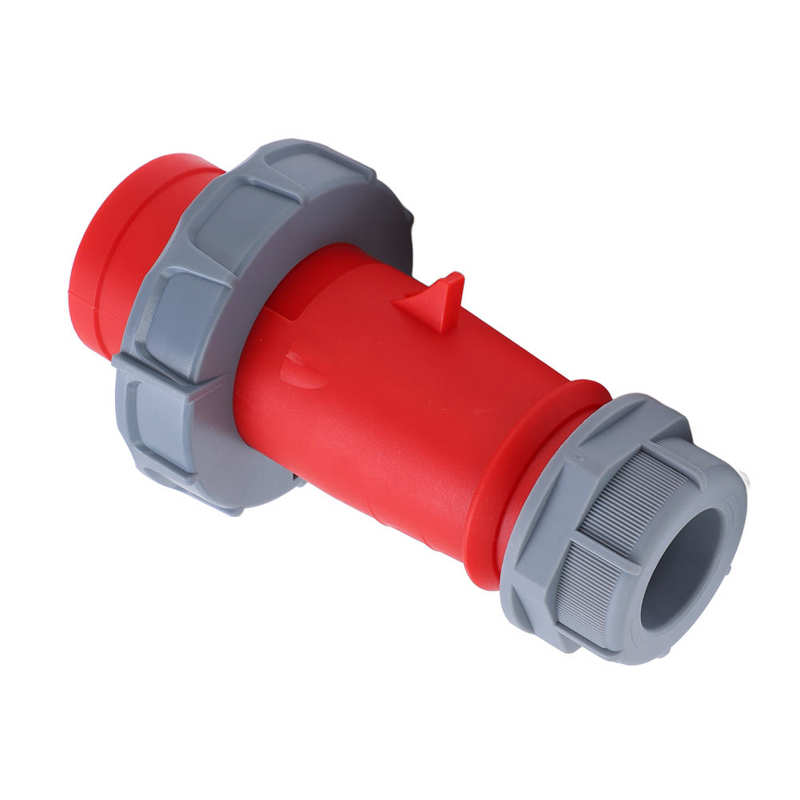 Industrial Site Plug IP67 Waterproof 4 Pin 3P+E Industrial Connector 380‑415V High Power Safe PA66 Brass for Oil Exploration