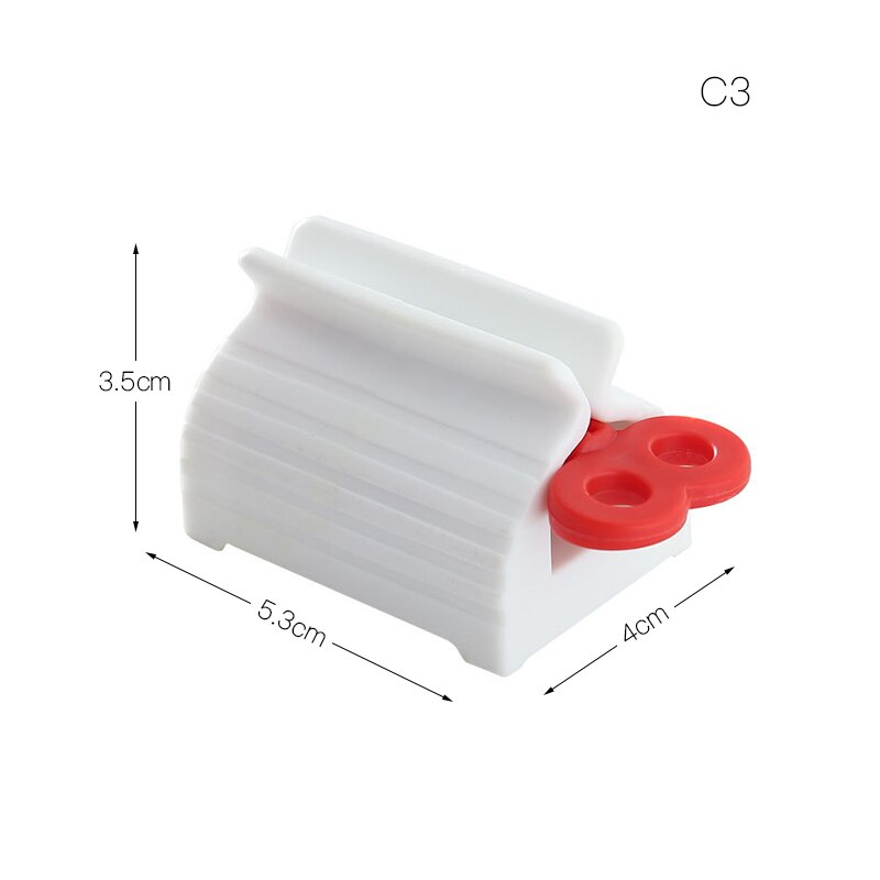 Gezichtsreiniger Druk Houder Tandpasta Knijper Tube Cosmetica Rolling Knijpen Dispenser Apparaat Oral Care Badkamer Benodigdheden: C3