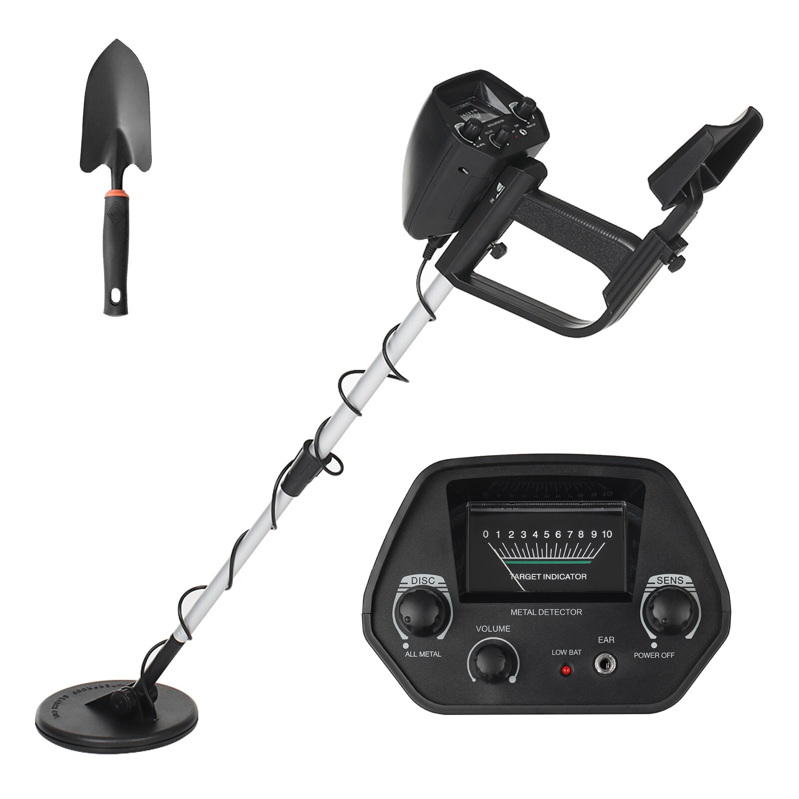 KKmoon-Detector de Metales MD4030, buscador de tesoros de oro subterráneo, con auriculares, GTX5030: MD4030 Set 3