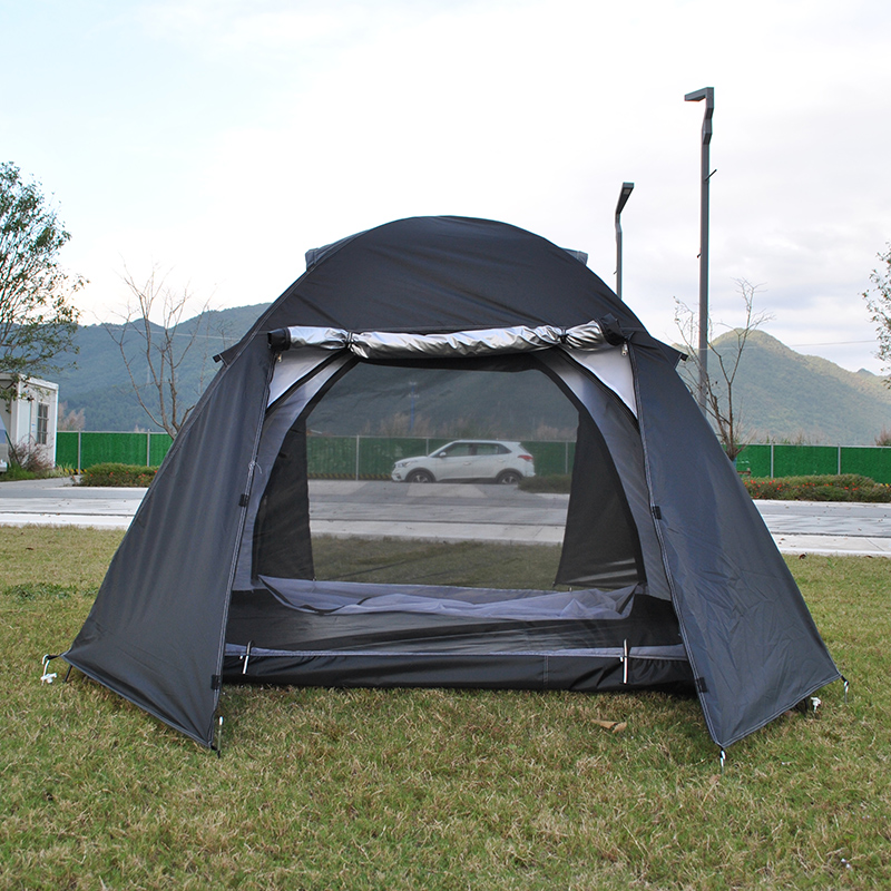 Campingzelt mit Regenschutz, 2 Zelt für 3 Personen, eingestellt in 10 Minuten, wetterfestes Zelt für Camping, Feste, Hinterhof, 2 Schichten