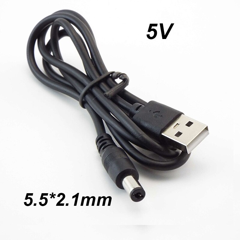 Usb Converter Dc 5V Naar Dc 9V 12V Voeding Adapter Step Up Module Boost Connector Lijn wire Usb Plug Naar Dc Kabel 2.1x5.5mm: 5v 5.5x2.1mm