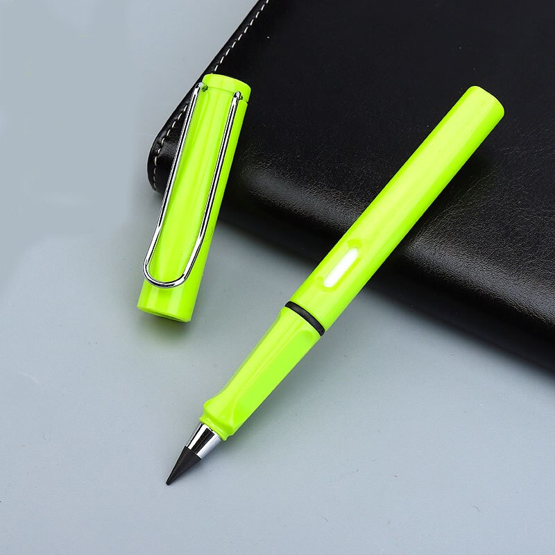 Technology Unlimited Writing Pencil No Ink Novelty Eternal Pen Art Sketch Painting Tools School Supplies Stationery: green