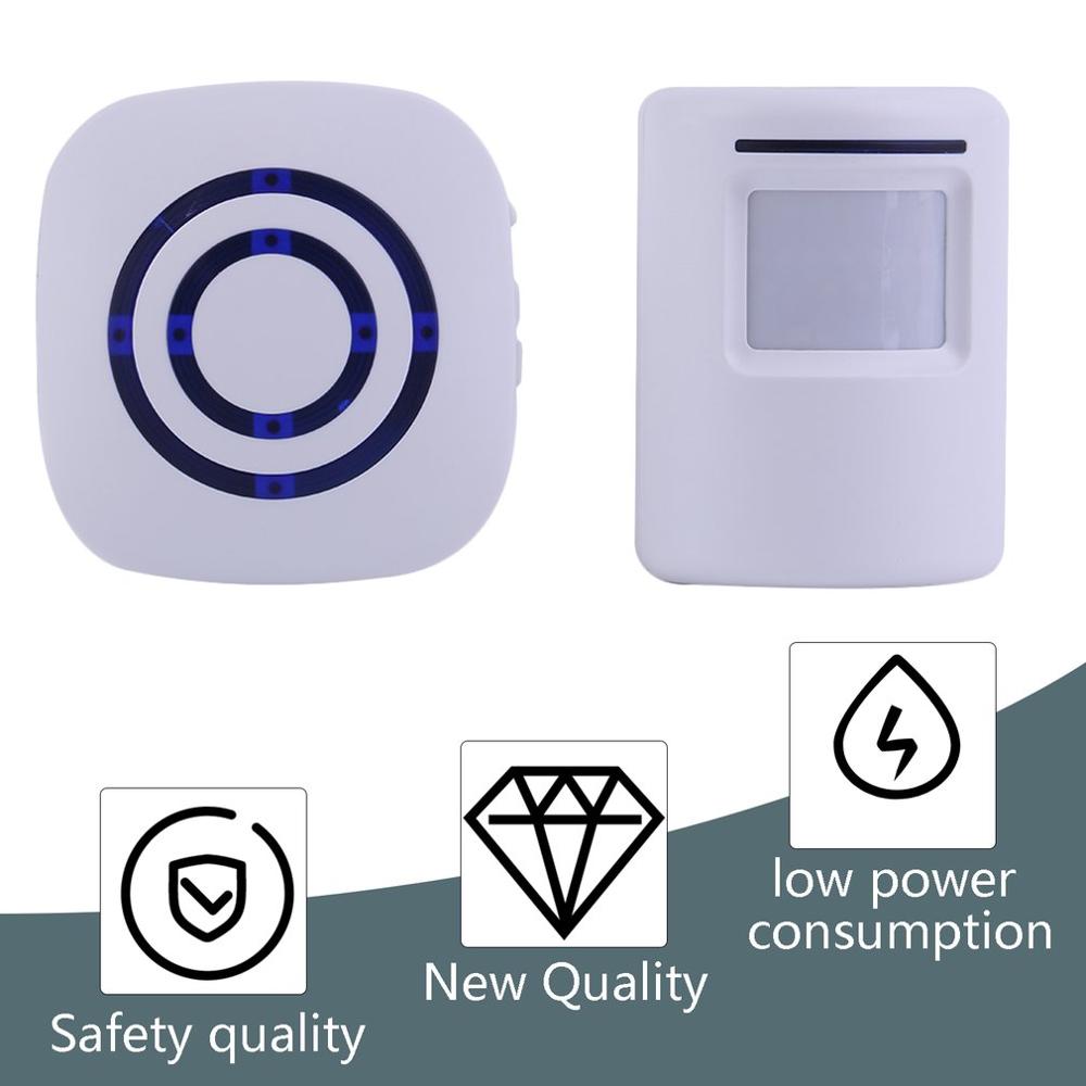 Wireless Digital Doorbell PIR Sensor Infrared Detector Induction Alarm Door Bell Home Security Hardware Doorbells