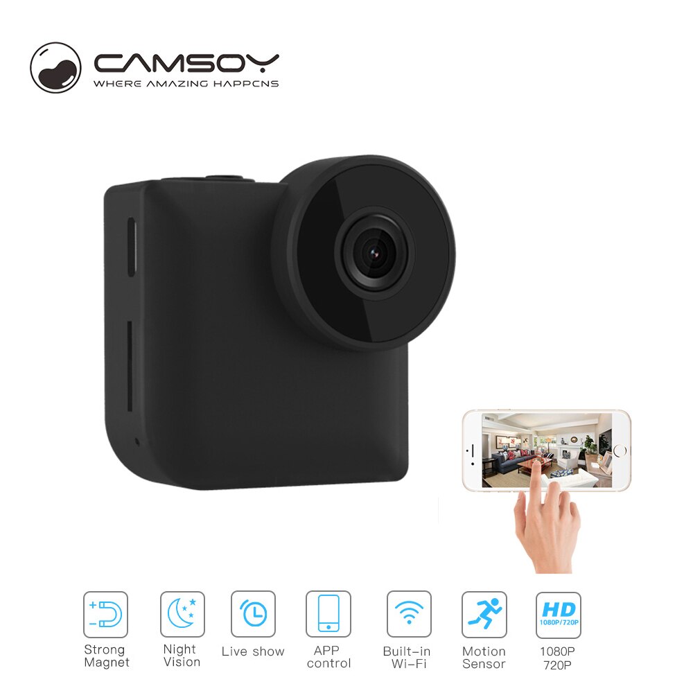 Camsoy C3 IP Mini Camera WiFi 720 P Outdoor Sport Digitale HD Draadloze Micro Camcorder Mini