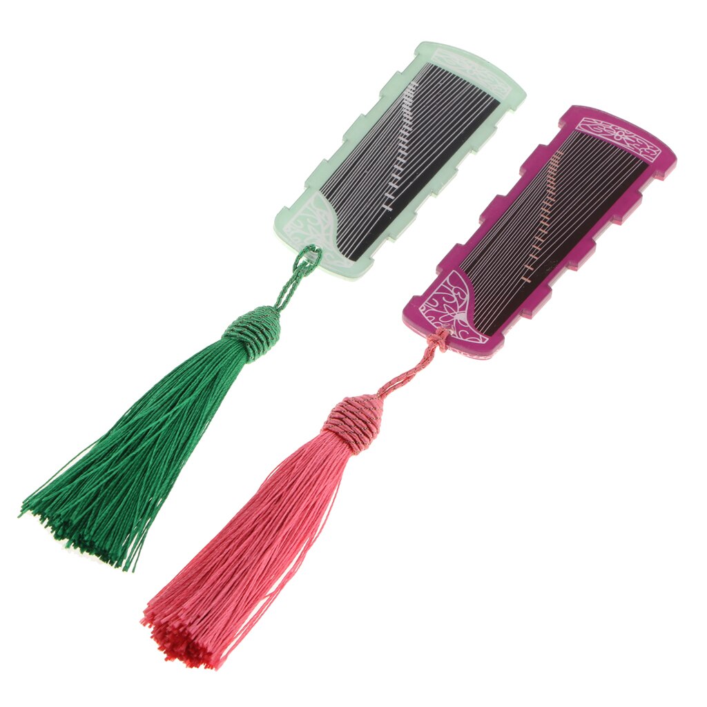 MagiDeal chińska cytra Guzheng palec wybiera taśma klejąca narzędzie robić kart 2 sztuk