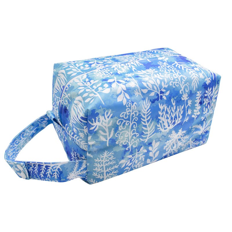 Wasserdicht Wiederverwendbare 3D nass Tasche Gedruckt Tasche Windel Tasche Große Kapazität Windel Tasche Kinderwagen Taschen PUL Windel Lagerung Tasche: 07