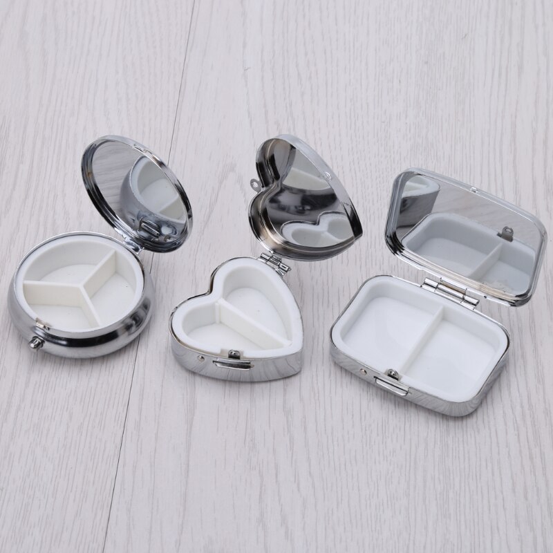 1PC bunkier pojemnik na leki breloczek przechowywanie tabletu Obudowa brelok pigułka C90C