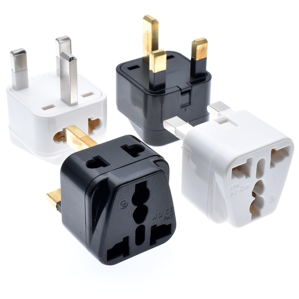 UK Universal Travel Adapter,worldwide Power plug to BS1363-A plug,BS plug to Universal Outlet Socket.