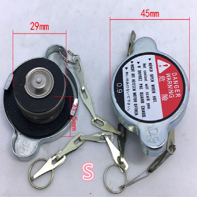universal intercooler radiador radiator filler neck cover thermo radiator cap tank cover thermos cover L M S