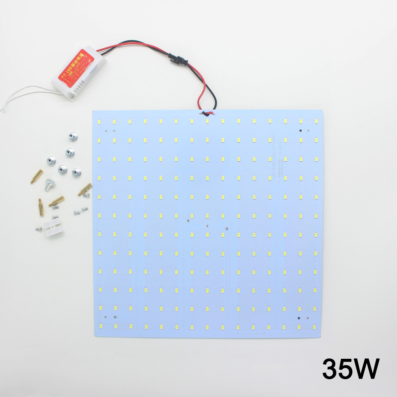 180-265V Led-paneel Lamp Vierkante 10W 15W 18W 20W 25W 35W 5730 Magnetische LED Plafond Panel Licht Plaat Aluminium Board: 35W Square / Cold white