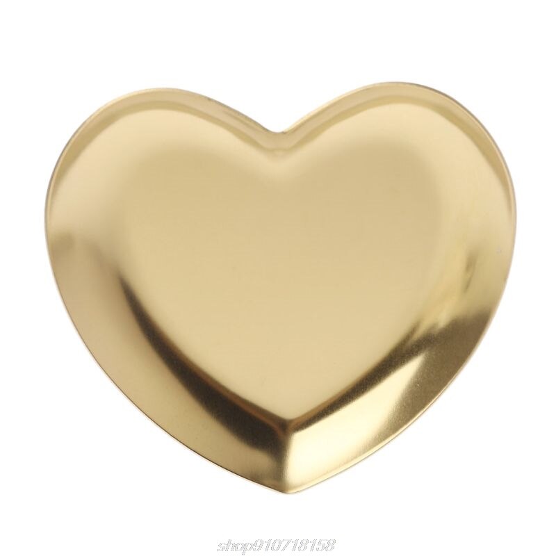 Hart Vorm Sieraden Ringen Houder Mold Schaaltje Opslag Lade Houder Cosmetische Organizer Rvs J27 21