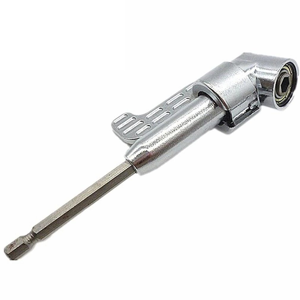 105 Degree Angle Screwdriver Holder Adapter Adjustable Bits Nozzles Angle Screwdriver Tool 1/4 "Inch Neutral /: Long