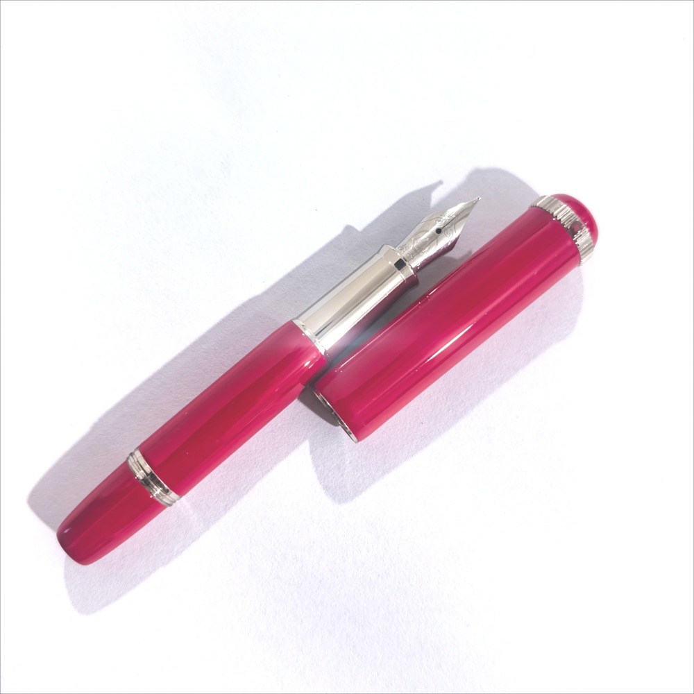 Hoohill Pico Limited Red Mini Pocket Series Short Metal Fountain Pen EF/F/M Nib Writing Business Stationery Student