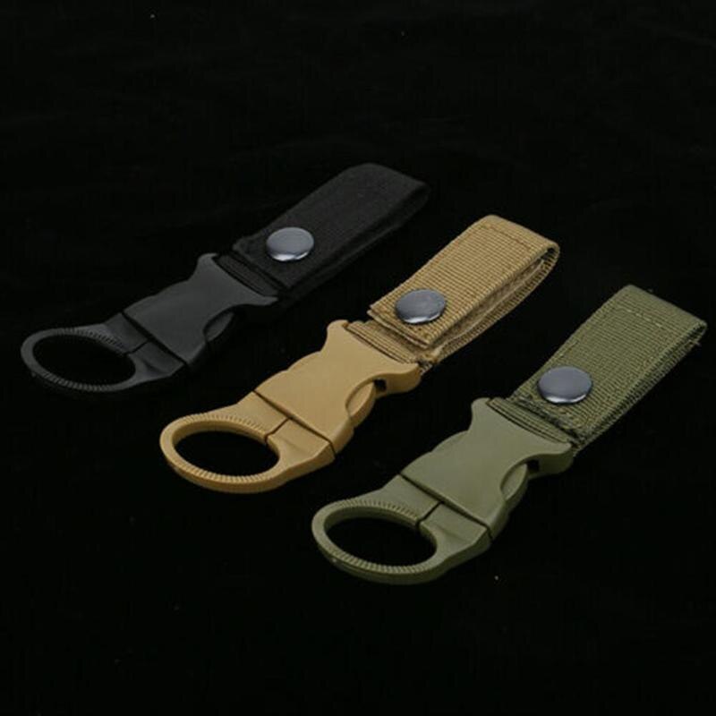 1 stücke Hängen Schnalle für Wasser Flasche Ring Halfter Mineral Wasser Flasche Clip für Rucksack Gürtel draussen Camping Wandern Werkzeuge