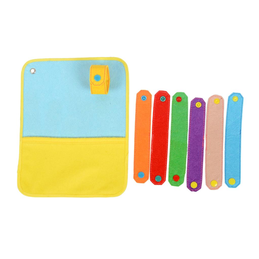 Children's Learn to Dress Board, Help Baby Learn to Dress Snap, for Preschool Teaching Kindergarten Teaching Aids