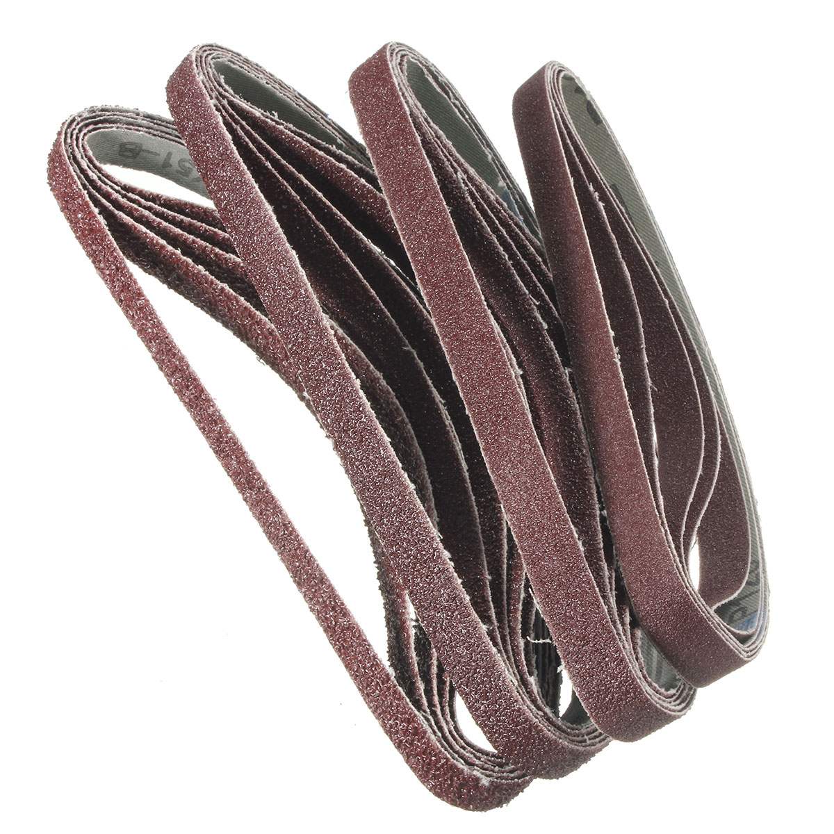 20pcs/Pack Sander for Air Belt Sander 13mm x 457mm Powerfile Sanding Belts Paper Mixed Grit 40 60 80 120