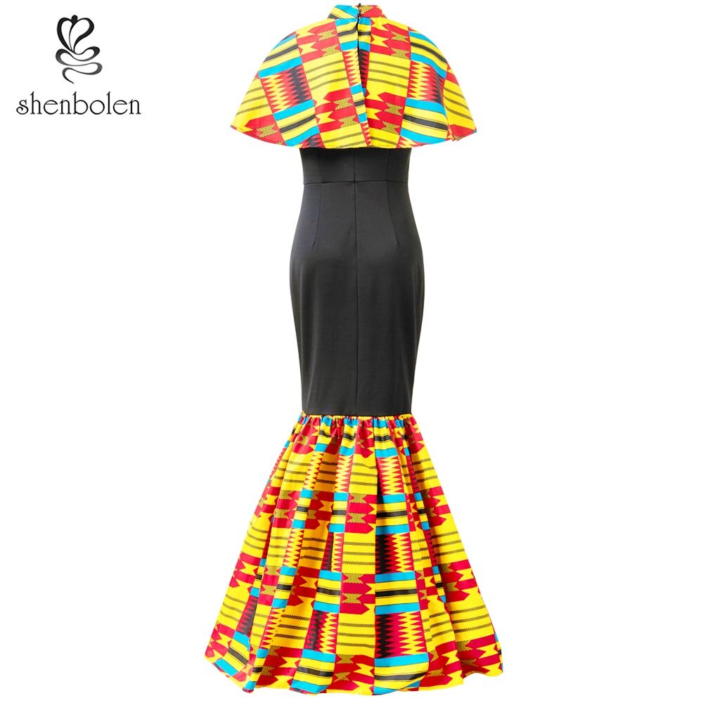 Africanos vestidos para las mujeres de África ropa africano tradicional vestidos Material africano Impresión de cera africano tradicional ropa: 4XL