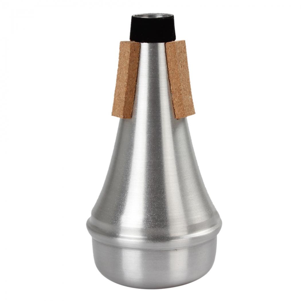 Mute Silver Aluminum Alloy Trumpet Sound Mute Trumpet Accessories