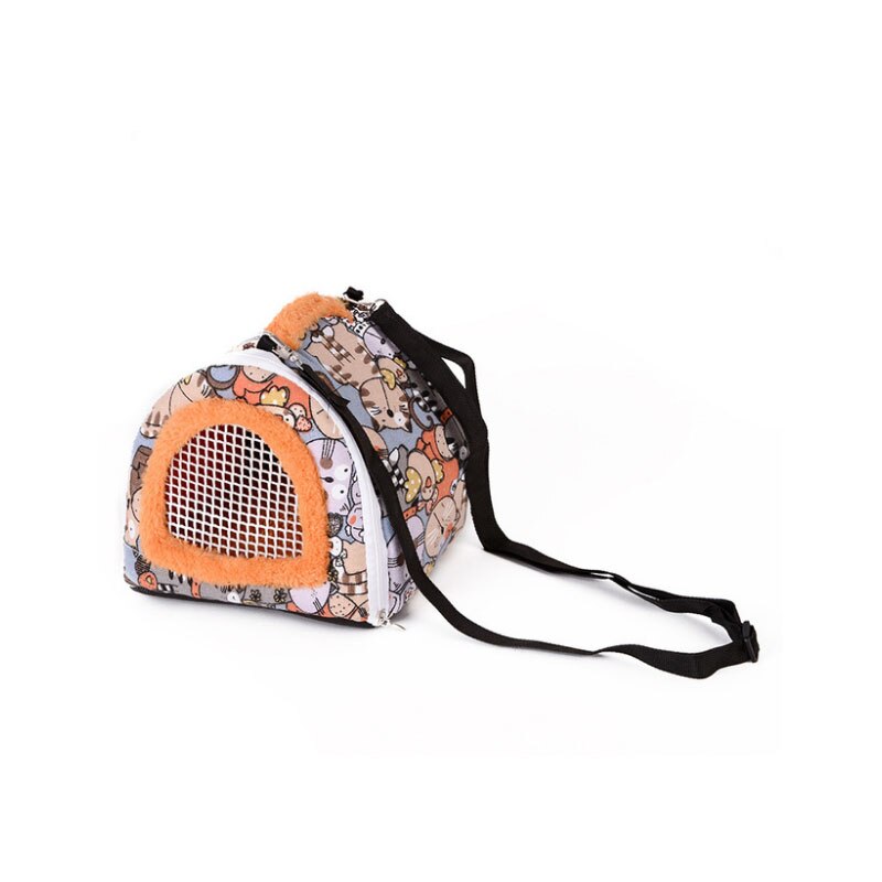 Jaula de lona de para mascotas, mochila para transportar mascotas, myneidor Totoro, Hamster, topos, cerdo holandés, erizo, ardilla, conejillo de indias: SCARLET