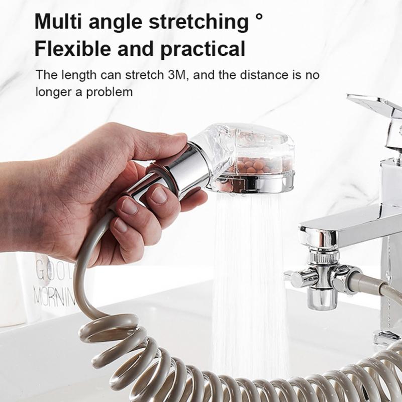 Handheld Kraan Douche Sprinkler Afvoer Filter Slang Wastafel Wassen