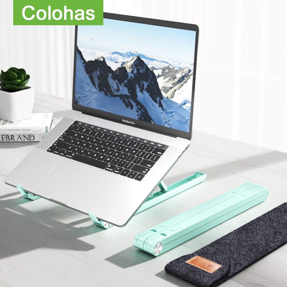 Portable Laptop Stand Adjustable Foldable Support iPad Notebook Stand For Macbook Pro Computer Laptop Holder Cooling Base Riser
