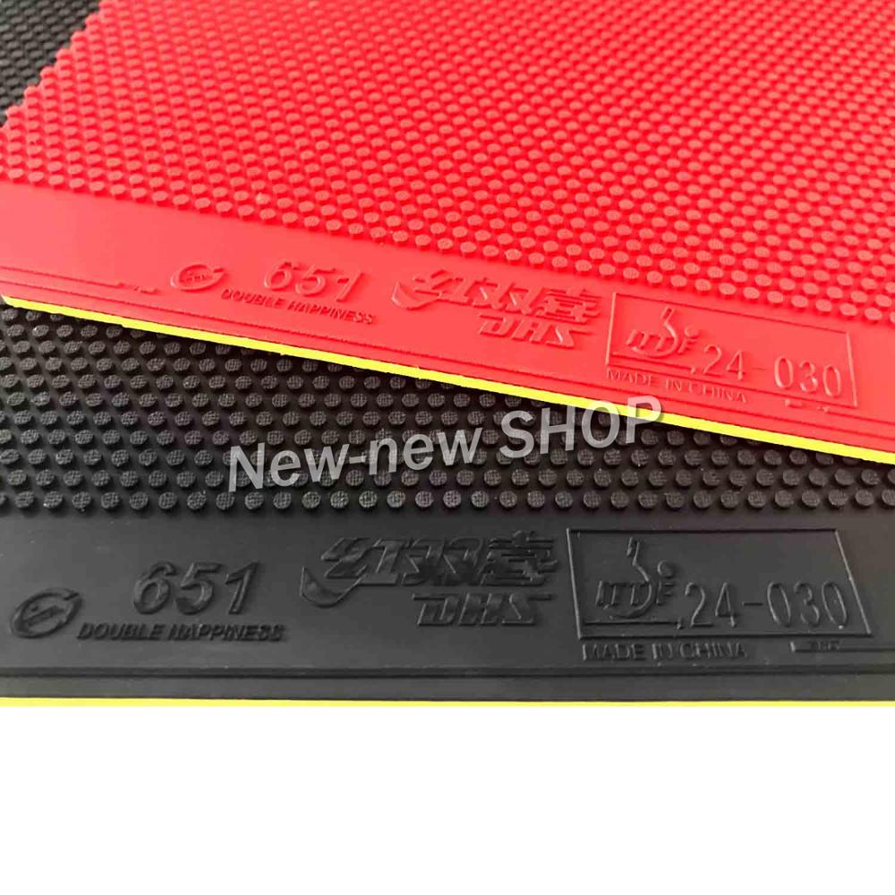 DHS 651 Short Pips-Out Table Tennis (PingPong) Rubber with Sponge