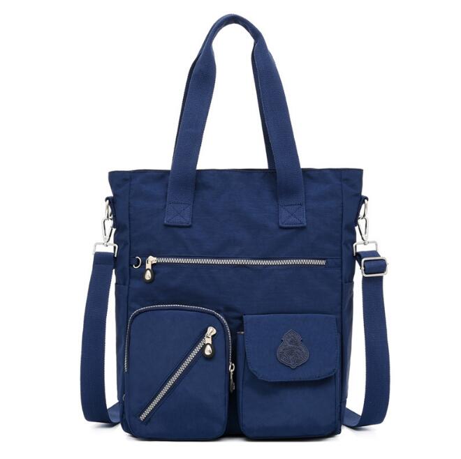 Mummy Bag Diaper Bags Portable Backpack Maternity Nappy Bag Mother Large Handbag Multifunction: BXY081D-dark blue