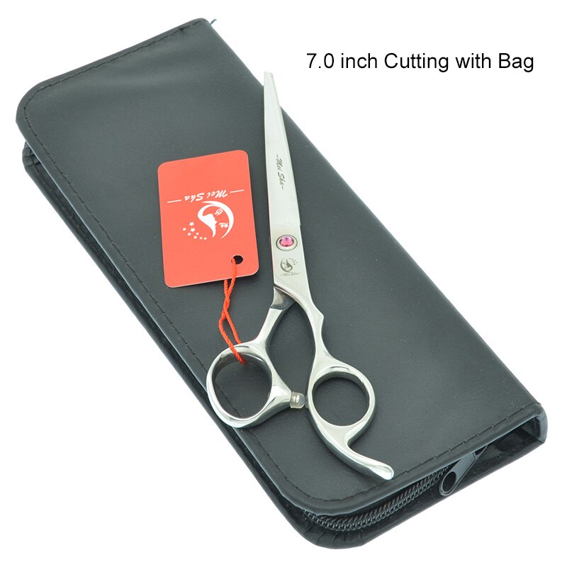 Ciseaux professionnels pour animaux domestiques, coupe en acier japonais 440c 7.0 pouces, ciseaux amincissants pour chiens, tondeuse pour couper les poils d'animaux A0128A: A0035A-04-70